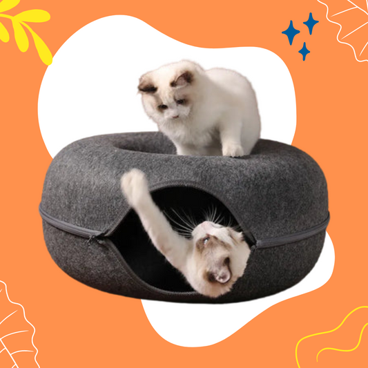 Donut CatCave - Keeps Your Cat Entertained